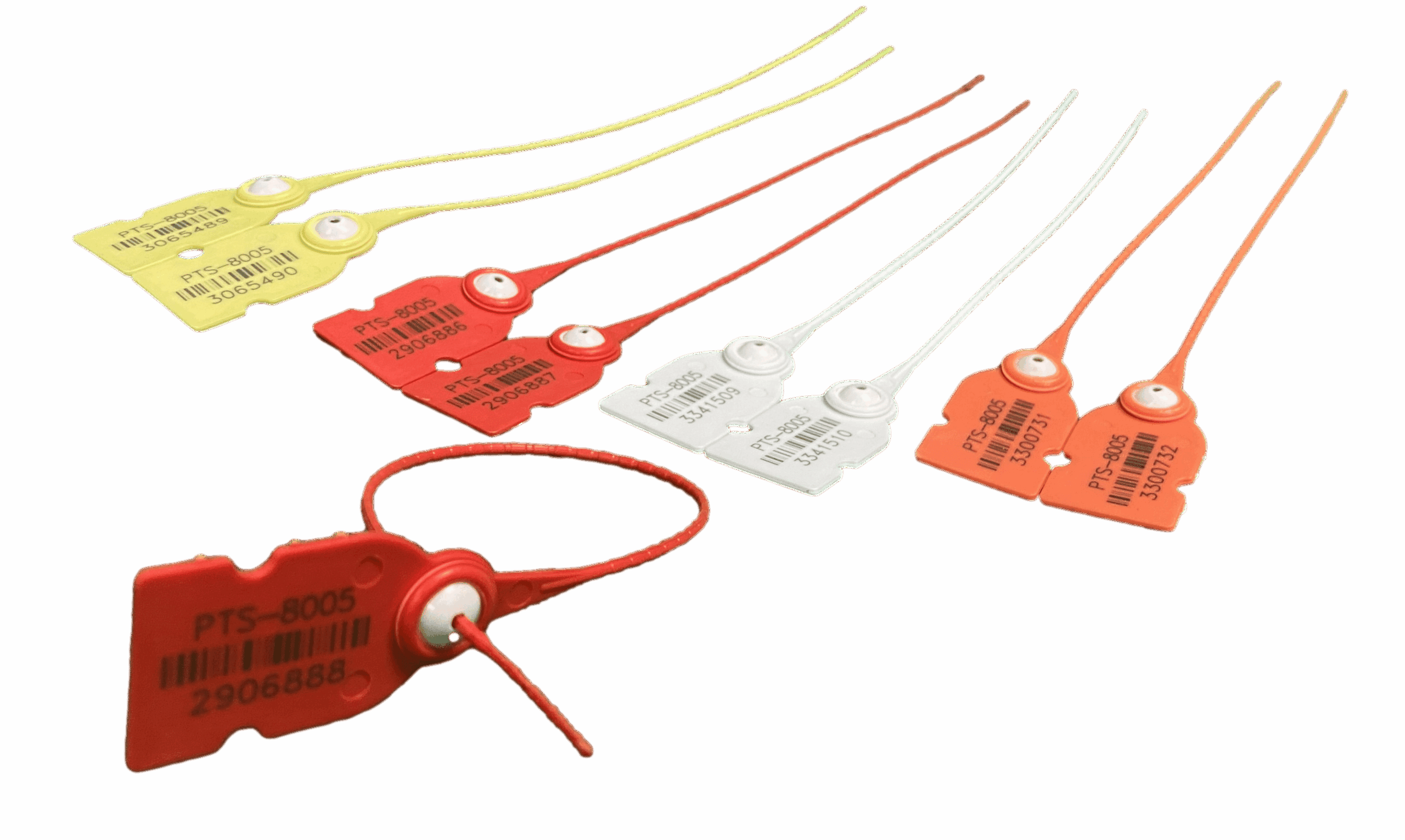 Product PTS 8005 plastic security seal tamper evident PTS 8005 plastic security seal tamper evident Tamper-evident Tamper-resistant High-security Numbered seals Barcoded seals Customized seals Consecutive numbering Laser engraved seals Self-locking seals Single-use seals Pull-up seals